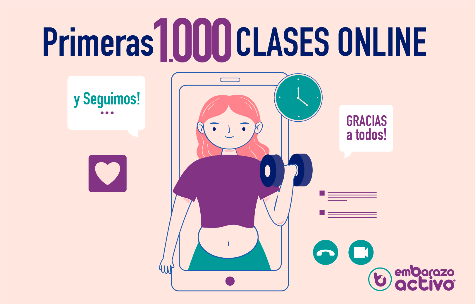 1000 clases online